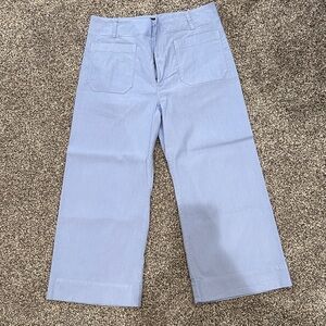 Maeve Light Blue Cropped Pants